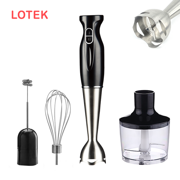 3-in-1 Professional Hand Blender Set – Multi-Function Kitchen Tool